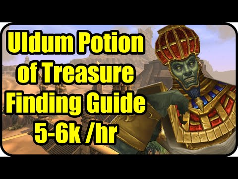 WoW Gold Farming Patch 6.2.4: Uldum Gold Making, Potion of Treasure Finding Farming - WoD Gold Guide