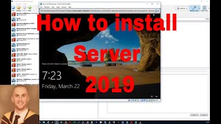 YouTube Thumbnail for How to install Server 2019