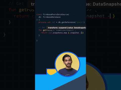 Firebase Realtime Database updates with Kotlin Flows in Android #Shorts
