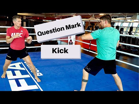 How To Throw A Question Mark Kick! Stephen Wonderboy Thompson