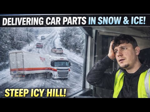 This Road Was UNDRIVEABLE ⛔️ & The Hill Was Too Icy ❄️