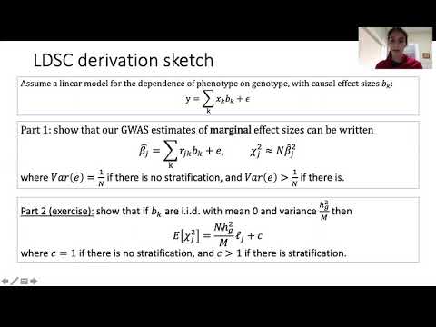 Estimating SNP Heritability with LD score regression