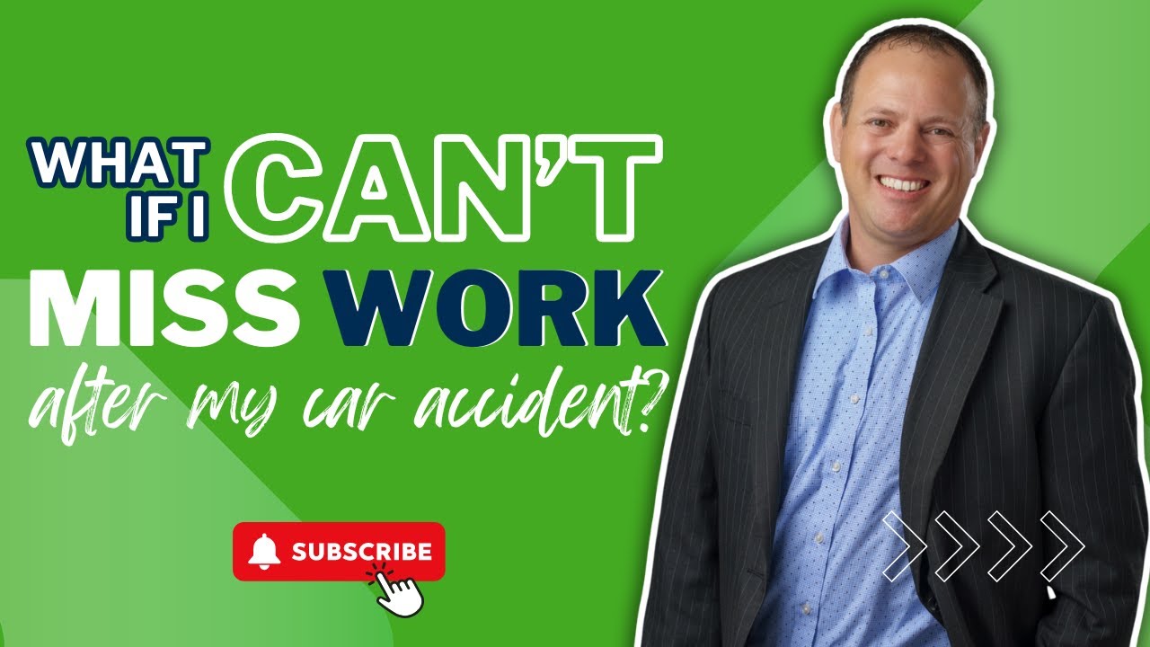 How to Balance Work and Treatment After a Car Accident