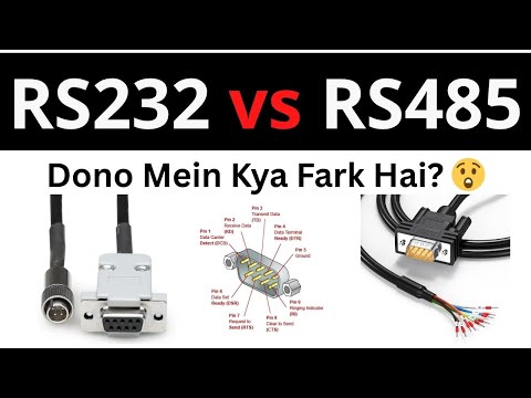 Difference Between RS232 and RS485 | PLC Communication Explained in Hindi | Learn EEE