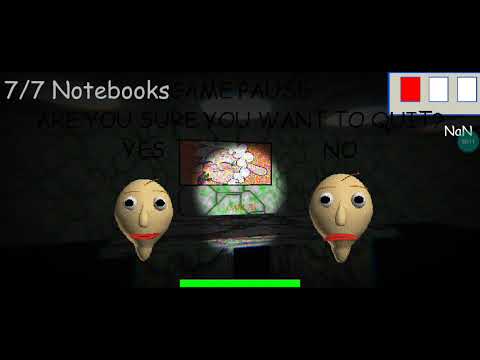 baldi's basics the Radioactive Disaster Remake get out while you still can