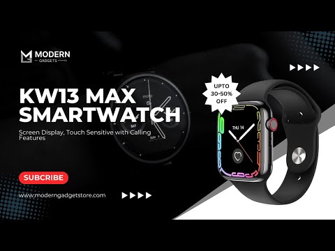 KW13 MAX 7-1 straps Smart Watch