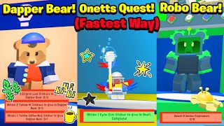 FAST! How To Complete Onetts, Robo Bears, & Dapper Bears Beesmas Quests Guide! (Bee Swarm Simulator)