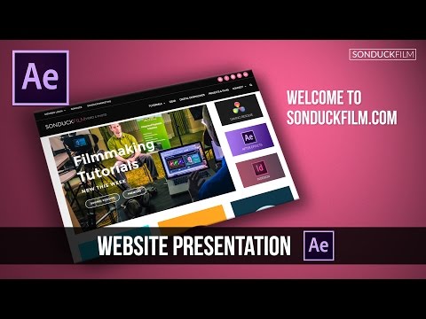 After Effects Tutorial: Clean 3D Website Presentation