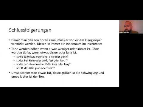 DE 5 - Musikstunde 4 - Instrumentenkunde - Die Instrumentengruppen