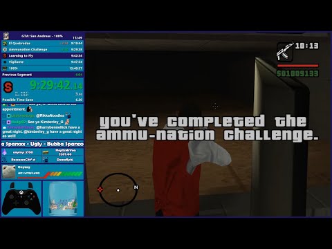 GTA San Andreas 100% San Fierro & Desert Speedrun - Hugo_One Twitch Stream - 12/18/2019
