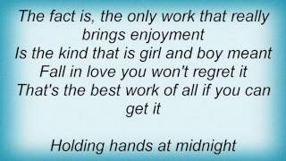 Sting - Nice Work If You Can Get It Lyrics