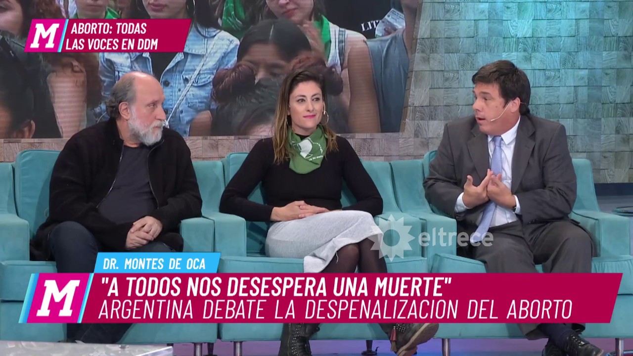 Debate con postura a favor y en contra de la legalización del aborto