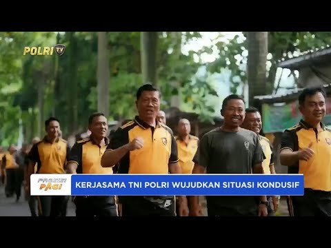 POLRES BATANG GELAR OLAHRAGA BERSAMA TNI POLRI