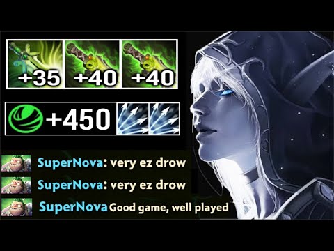 WTF! +450 AGI Drow Ranger vs Trash Talk Pudge Crazy Comeback Max Attack Speed Topson vs BSJ Dota 2