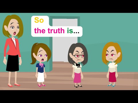 Ella and the truth of her sister - English Funny Animated Story - Ella English