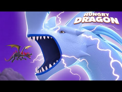 UNSTOPPABLE Electric Dragon Eelectrozoa DESTROYS Everything - (Hungry Dragon Gameplay iOS/Android)