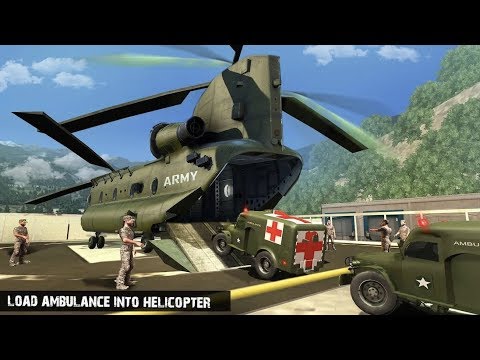 US Army Transporter Rescue Ambulance Driving Games Android Gameplay
