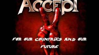 Accept - Blood of the Nations [lyrics]