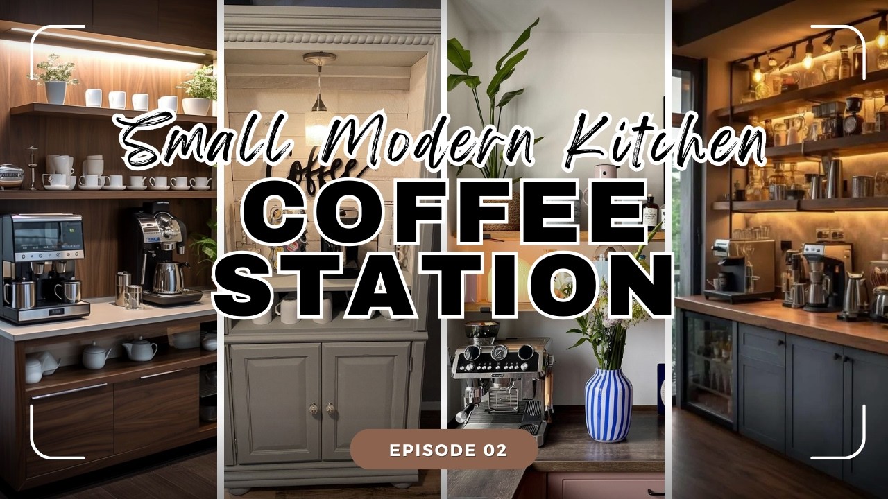200+ Small Modern Kitchen Coffee Station Ideas for Home That Is Perfect Coffee Bar