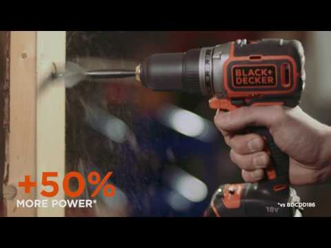BLACK+DECKER 18V Lithium-ion Drill Driver with Brushless Motor Technology