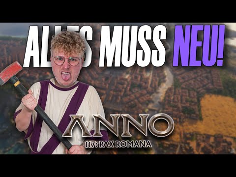 Complete city rebuild! Everything is being demolished | ANNO 117: Pax Romana Let’s Play #3