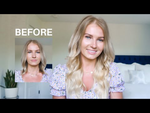 HALO extensions on FINE, THIN hair | LilyHair