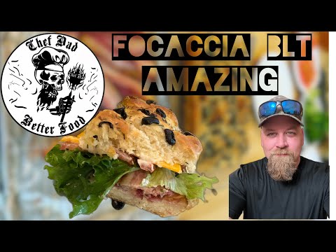 The Ultimate Bread Experience: Making the Best Focaccia BLT Sandwich Ever! #blt #focaccia