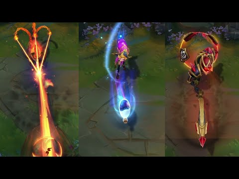 Arcanist Zoe, Kog'Maw, Shaco, Infernal Kennen, Karthus, Vel'Koz and Conqueror Nautilus