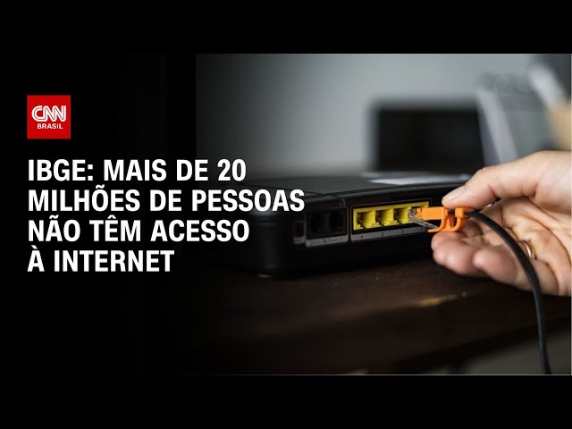 IBGE: Mais de 20 milhões de pessoas não têm acesso à internet | CNN 360°