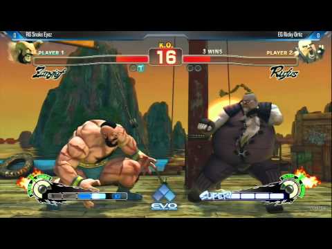 USF4 EVO 2014: Losers Quarterfinal - EG Ricky Ortiz vs. SnakeEyez