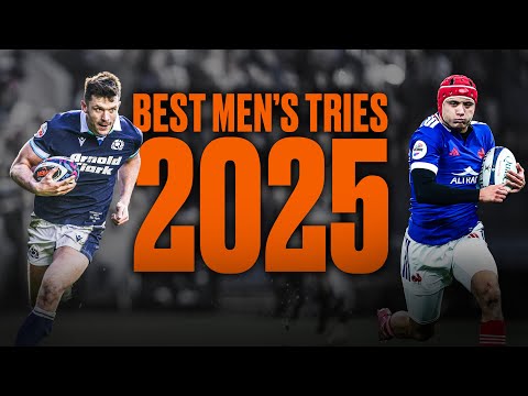 Best Men's Tries In Rugby | 2025 | Freeman, Bielle-Biarrey, Feinberg-Mngomezulu, Jorgensen and More!