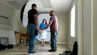 Headshot Photography BTS + Nikon D750
