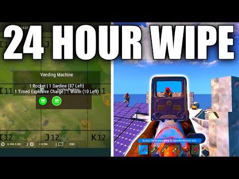 The BEST 24 HOUR WIPE - Rust Console Edition