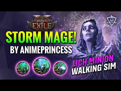 SKELETAL STORM MAGE Lich Build Spotlight | Path of Exile 2