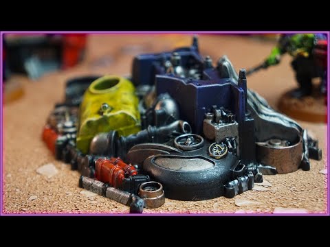 Let's Make it Orky! | Painting Ork Terrain #ORKTOBER