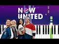 Now United - Wake Up (Piano Tutorial)