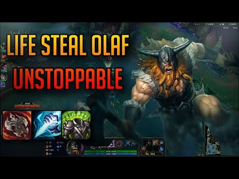 OLAF IN JUNGLE UNKILLABLE BUILD | LEAGUE OF LEGENDS
