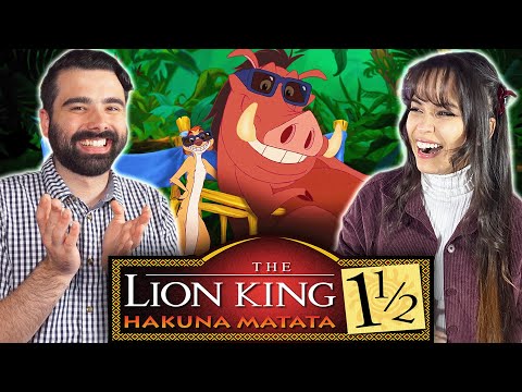 THE LION KING 1 1/2 IS SO FUN! Lion King 1 1/2 Movie Reaction! TIMON AND PUMBAA