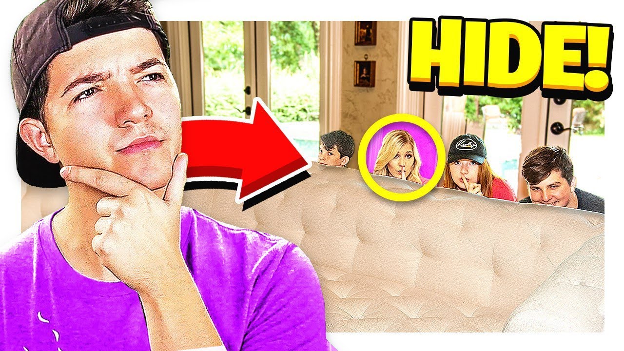 <h1 class=title>HIDE & SEEK IN REAL LIFE! vs MY WIFE, SISTER & LITTLE BROTHERS</h1>