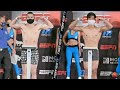 GENARO GAMEZ VS. REYMOND YANONG - FULL WEIGH IN AND FACE OFF VIDEO