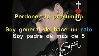 JOAN SEBASTIAN   EL GENERAL (karaoke)