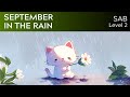 September in the Rain (SAB Lv 2) KerryMarsh.com Score Preview