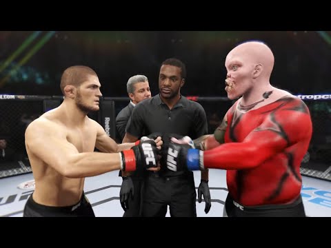 UFC 2 - Khabib vs. Bovine Tapeworm - Crazy UFC 👊🤪