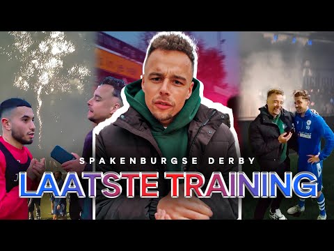 LAATSTE TRAINING voordat het los barst 🤯 | SPAKENBURGSE DERBY