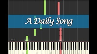 Hwang Chi Yeul (황치열) - A Daily Song (매일듣는노래) Piano Tutorial