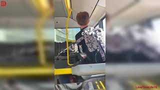 Masken Verweigerer wird im Bus angegriffen - Der Streit eskaliert.