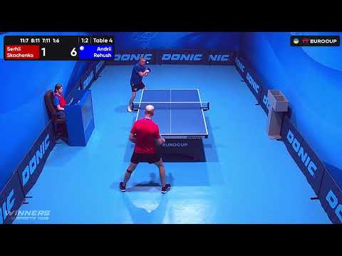12:50 Serhii Skachenko  - Andrii Rehush 15.09.2023 TT Euro.Cup Ukraine Master. TABLE 4