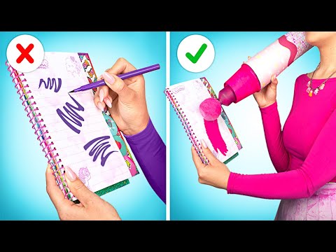 EASY! Making Giant School Supplies || Wednesday VS Enid-style✨