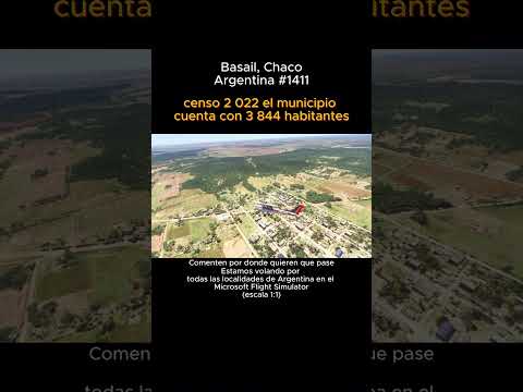 Basail, Chaco desde el Microsoft Flight Simulator #basail #chaco #msfs #argentina