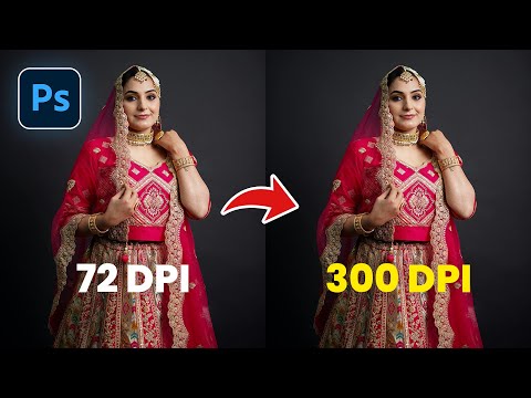 How to Change Image DPI in Photoshop | Convert 72 DPI to 300 DPI without Resizing in Photoshop